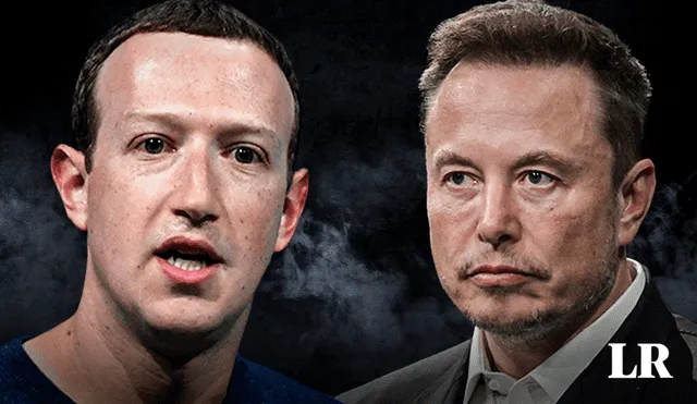 En junio, Mark Zuckerberg y Elon Musk acordaron participar en una pelea en jaula. Foto: composición Jazmin Ceras para LR/AFP