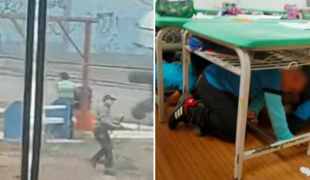 El sonido de los disparos alertó a los vecinos. Foto: composición LR/captura Latina El sonido de los disparos alertó a los vecinos. Foto: composición LR/captura Latina