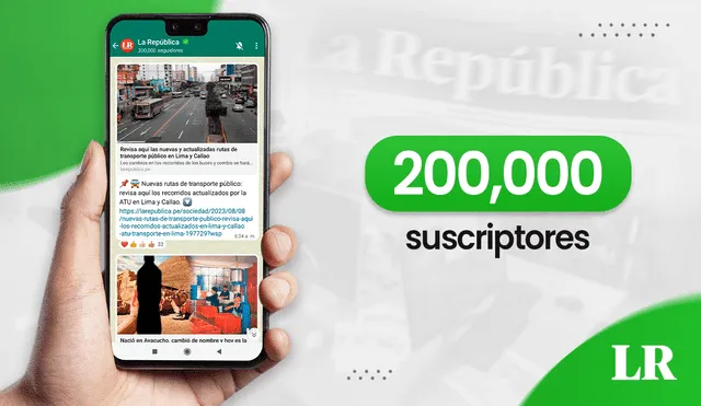 Ahora puedes revisar las noticias del Perú y el mundo en el canal de La República en WhatsApp. Foto: composición LR/ Jazmin Ceras