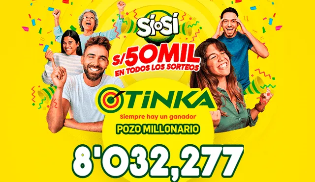 El sorteo de hoy, miércoles 9 de agosto, se realizará a las 10.50 p. m. Foto: La Tinka