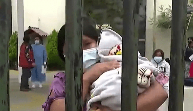El menor padece de enfermedades que le impiden alimentarse con leche materna. Foto y video: Panamericana
