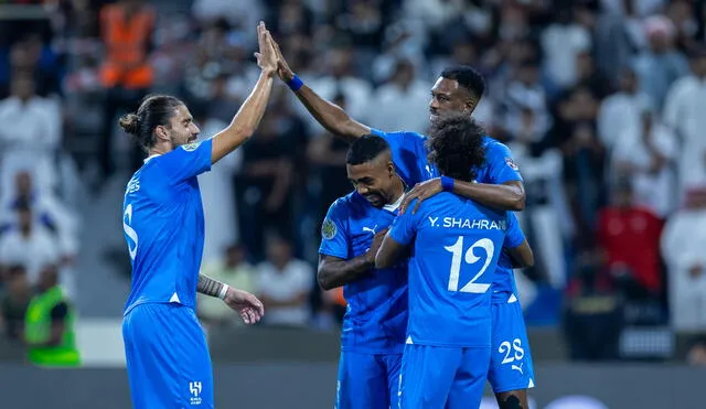 Al Hilal con André Carrillo ganaron a Al Shabab y jugaran al final ante Al Nassr de CR7. Foto: Al Hilal