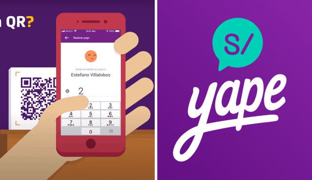 El aplicativo Yape también permite realizar pagos con el código QR. Foto: composición LR/Yape