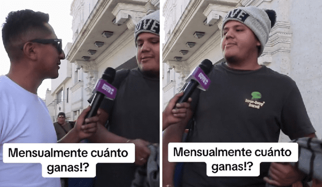 El comerciante confesó que incursionó en la venta de chompas desde hace ocho meses. Foto: captura de video/@Anderson.Butron/TikTok - Video: @Anderson.Butron/TikTok