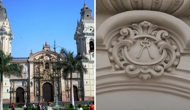 La Catedral de Lima contiene un símbolo que muy pocos han notado. Foto: composición LR/Turismo/Diego andariego/YouTube