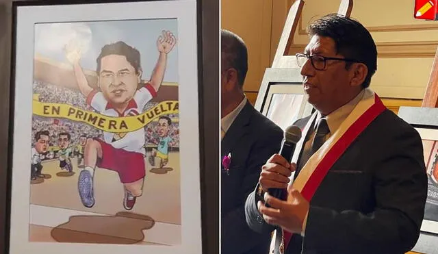 La exposición mostró fotografías de la infancia, así como caricaturas del secretario general de Perú Libre. Foto: composición LR – Vídeo: Perú Libre