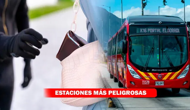 Personería Distrital señaló que en 50 estaciones del Transmilenio se cometen más del 70% de los delitos. Foto: composición LR/Alcaldía de Bogotá/Freepik