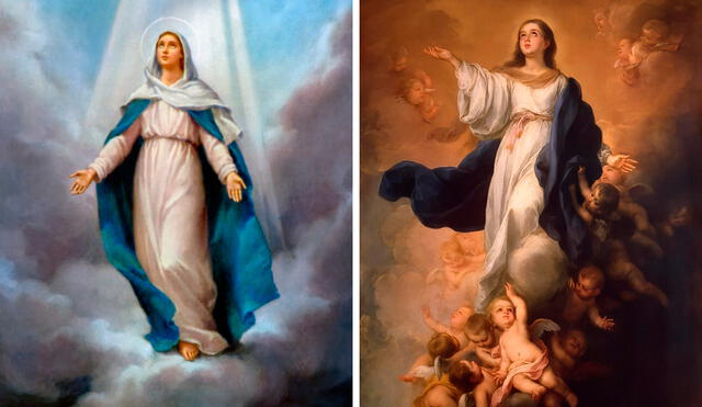 La conmemoración de la asunción de la Virgen María es celebrado en la mayoría de países latinoamericanos. Foto: composiciónLR/Virgen Santa María/Finas Reproducciones
