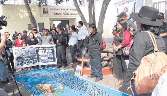 No se rinden. Más de 30 años después, los familiares de las víctimas de Cayara siguen buscando justicia. Esperan que se condene a los responsables.. Foto: difusión