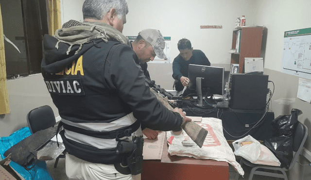 Encontradas. Rifles fueron incautados por la Policía. Foto: La República