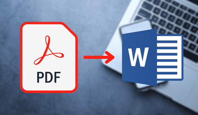 Convertir un archivo de PDF a Word puede hacerse de varias maneras. Foto: Composición LR/Adobe/Microsoft