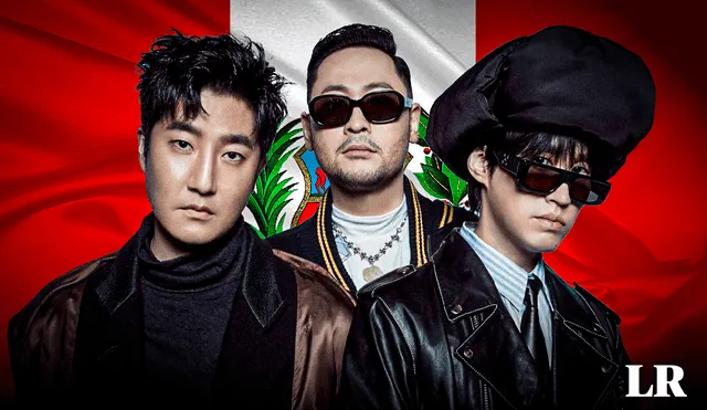 Epik High se presenta en Lima, Perú, como parte de su tour por Latinoamérica 2023. El grupo coreano de hi-hop es integrado por DJ Tukutz, Mithra Jin y Tablo. Foto: composición Gerson Cardoso/LR