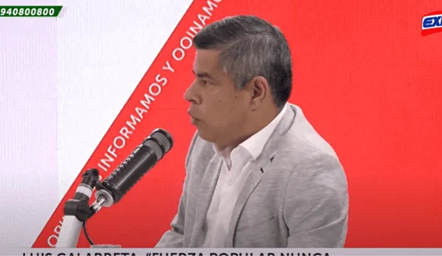 Luis Galarreta también expresó que el fiscal Pérez "le hace un daño terrible a la Fiscalía". Foto: captura de Exitosa