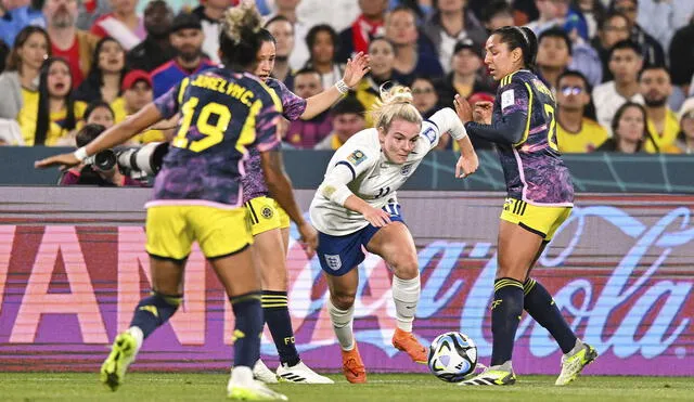 Colombia e Inglaterra pelean por el pase a semifinales del Mundial Femenino 2023. Foto: AFP