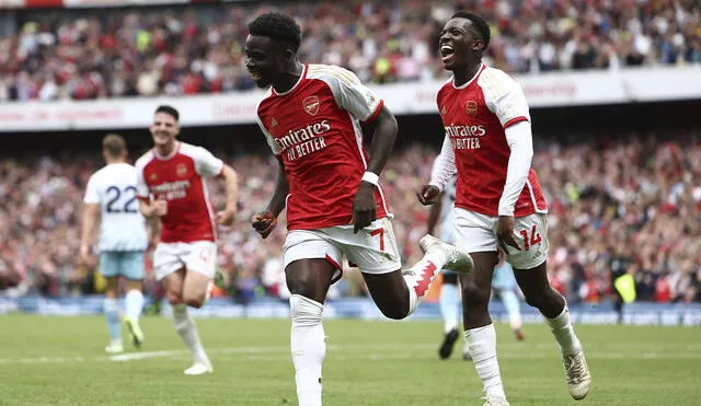 Arsenal debuta en su casa en la Premier League 2023-2024. Foto: AFP