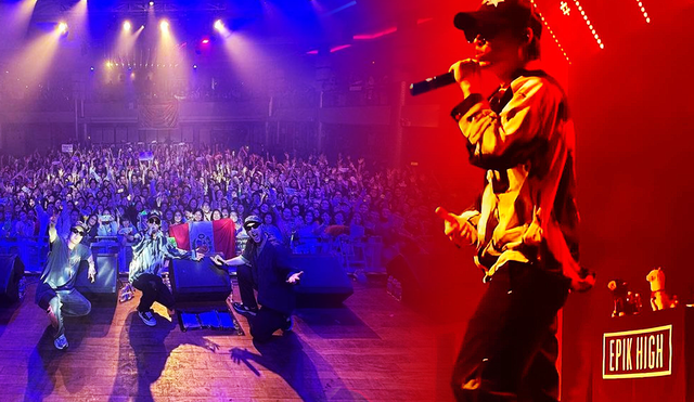 Epik High se presentó por primera vez en concierto en Perú. Foto: composición LR/Instagram @blobyblo/La República