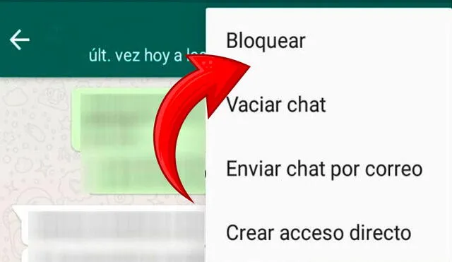 Además de bloquear, WhatsApp da la opción de reportar cuentas. Foto: Metro Ecuador