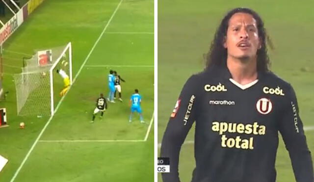 Williams Riveros ya había anotado con Universitario, pero por la Copa Sudamericana. Foto: captura de GolPerú | Video: GolPerú