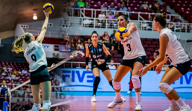 Revive AQUÍ el partido Argentina vs. Estados Unidos EN VIVO. Foto: composición LR/Norceca