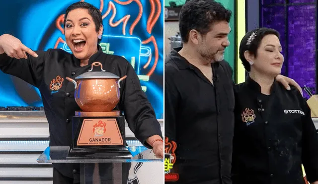 Natalia Salas ganó la gran final de "El gran chef famosos" segunda temporada. Foto: Latina