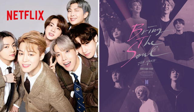 'Bring The Soul la película' de BTS estará disponible en Netflix Latinoamérica desde el 10 de setiembre. Foto: composición LR/BIGHIT