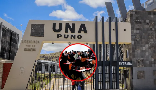 El examen general de admisión de la UNA Puno se ha dividido en dos etapas para las carreras con más demanda. Foto: composición LR/Radio Onda Azul/Universidad Nacional del Altiplano de Puno/Facebook