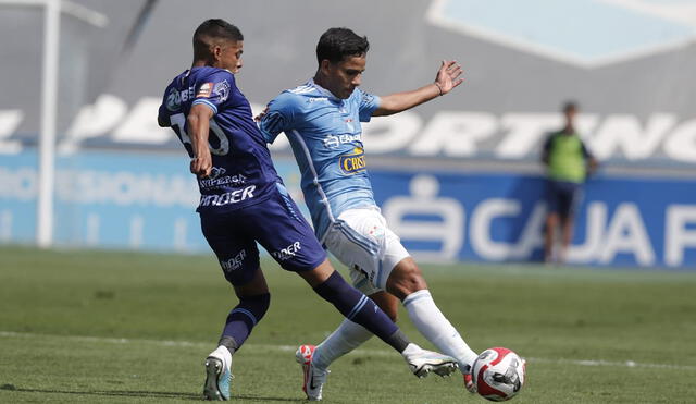 Jhilmar Lora volvió a ser titular con Sporting Cristal tras un mes de ausencia. Foto: Luis Jiménez/GLR