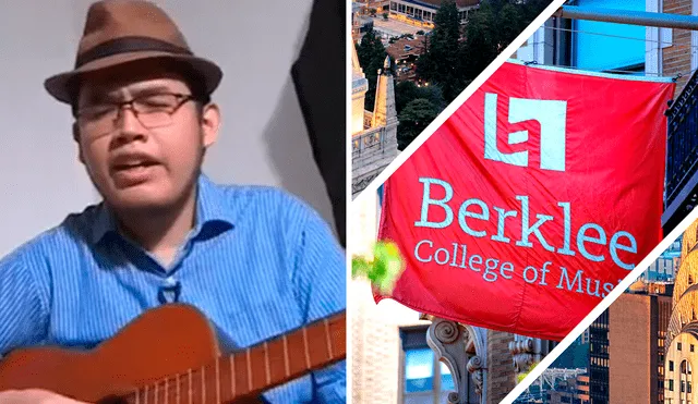 Músico obtuvo beca completa en la prestigiosa escuela de música Berklee. Foto: Captura de América / Composición LR / Gerson Cardoso - Video: América
