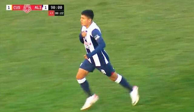 Jairo Concha salvó a Alianza Lima en el último minuto del partido. Foto: captura de Liga 1 Max | Video: Liga 1 Max