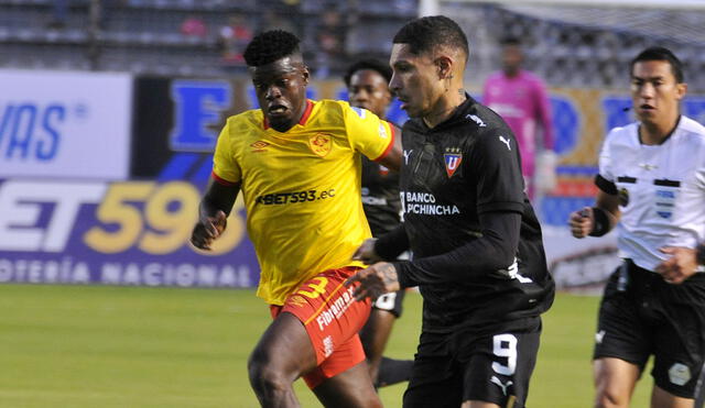 Aucas recibió a Liga por la segunda rueda de la LigaPro de Ecuador. Foto: LDU