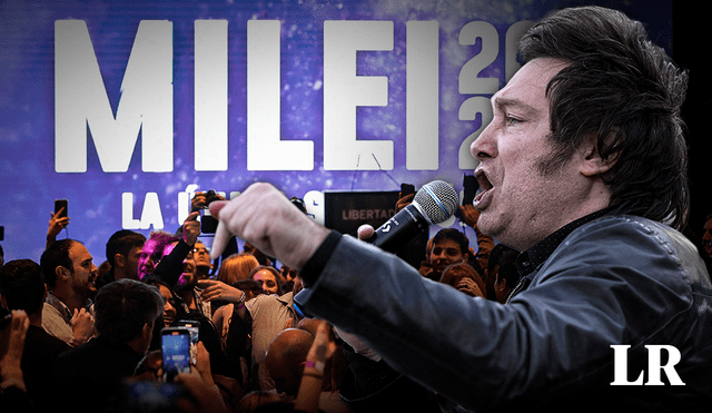 El economista libertario Javier Milei sería el candidato más votado de las primarias en Argentina. Foto: composición LR/AFP