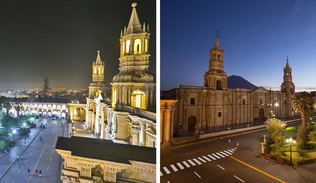 La 'Ciudad Blanca' festeja su 483° aniversario. Foto: Composición LR / Andina