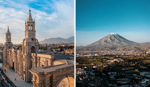 Arequipa también es conocida como la 'Capital Jurídica del Perú'. Foto: composición LR/Perú Travel/Vogue México