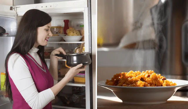 La comida caliente en la refrigeradora implica varios riesgos que debes conocer. Foto: composición LR/Univisión