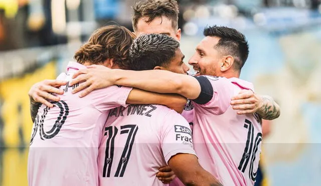 Los rosados enfrentaron a Philadelphia Union en el Subaru Park. Foto: Inter Miami