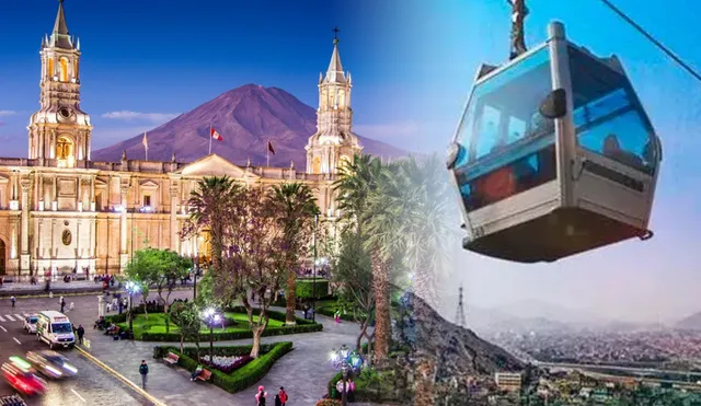 Arequipa, en un futuro, podría contar con un teleférico. Foto: composición LR/Fabrizio Oviedo