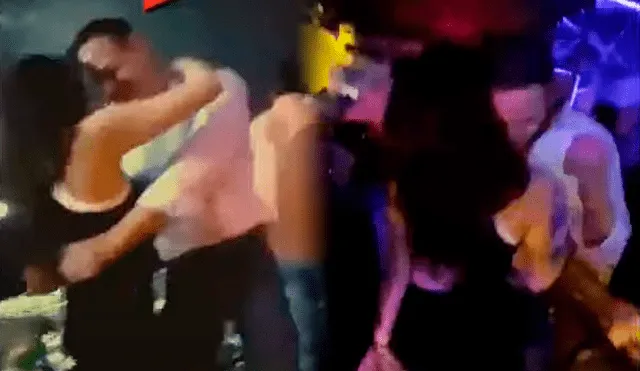 Mark Vito se pasó de copas y se paseó con mujer desconocida en dos discotecas. Foto: composición LR/captura/ATV - Video: ATV