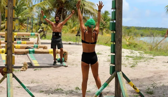 El equipo verde se lleva el premio. Foto: Twitter / Survivor México