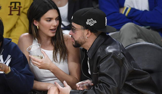 Bad bunny y Kendall Jenner son captados nuevamente juntos en un concierto en Los Ángeles. Foto: difusión / Video: Twitter