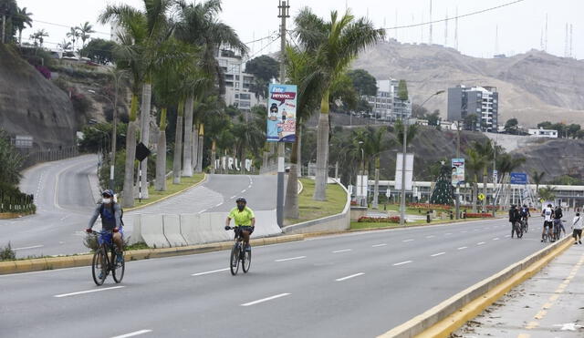 Menos de la mitad. Solo 14 de los 43 distritos de Lima Metropolitana registran ciclovías. Foto: Marco Cotrina/La República