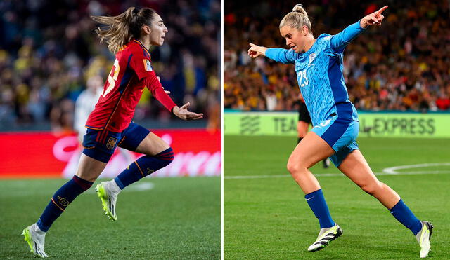 España e Inglaterra nunca habían jugado la final de un Mundial Femenino. Foto: composición de LR/EFE/Alessia Russo