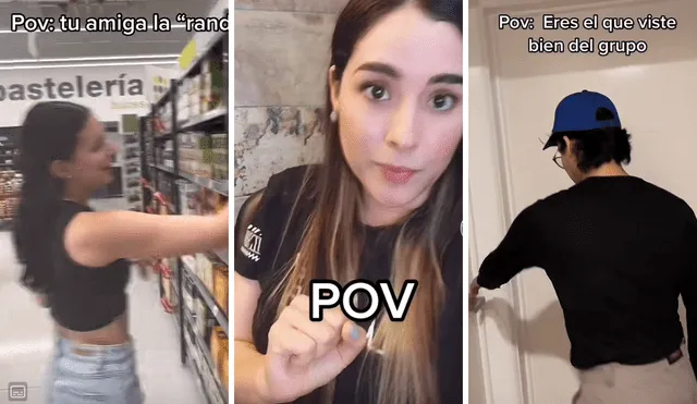 El POV es uno de los trends que más se usa en TikTok. Foto: Composición LR/TikTok