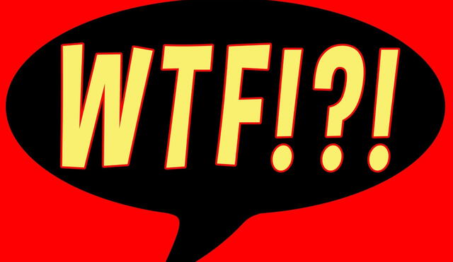 'WTF' es una de las expresiones más usadas, sobre todo en las conversaciones de WhatsApp. Foto: Facebook.