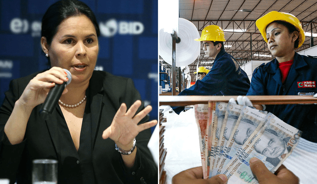 La presidenta de Comex Perú declaró, además, sobre el salario mínimo. Foto: composición LR/Andina/Melina Mejía