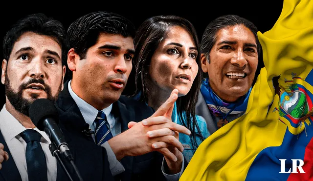 Las últimas elecciones presidenciales de Ecuador fueron en el 2021. Foto: composición LR/Álvaro Lozano/San Diego Union-Tribune/Infobae/El País/Agencia EFE/Vecteezy