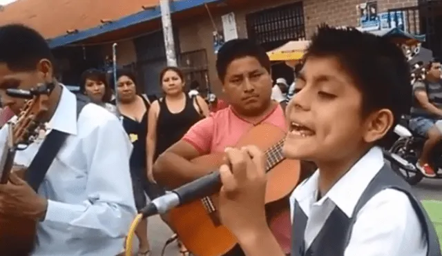 Kevin Pedraza demostró sus cualidades como cantante desde niño. Foto: El Regional de Piura - Video: El Regional de Piura/Facebook