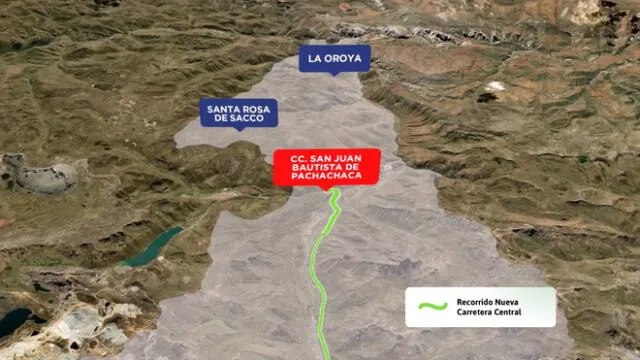 Nueva Carretera Central unirá Huánuco, Pasco, Junín, Ucayali, Huancavelica y Lima. Foto: MTC
