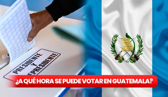 Infórmate sobre cuándo y a qué hora ejercer tu derecho a voto en esta trascendental jornada electoral en Guatemala. Foto: composición LR/AFP/iStock