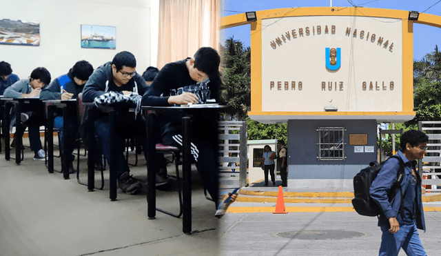 La UNPRG  se encuentra en la etapa final para el examen de admisión 2023-II. Foto: composición de Jazmín Ceras/La República