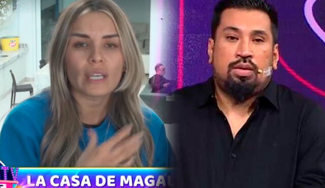 Fiorella Retiz asegura que solo tuvo una "reunión" con el conductor de 'La banda del chino'. Foto: composición/captura ATV/América TV - Video: ATV